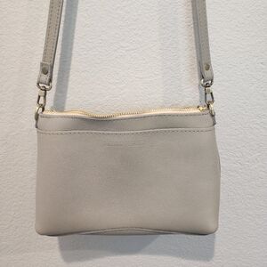 Portland Leather Goods, Poppy Crossbody in Nimbus